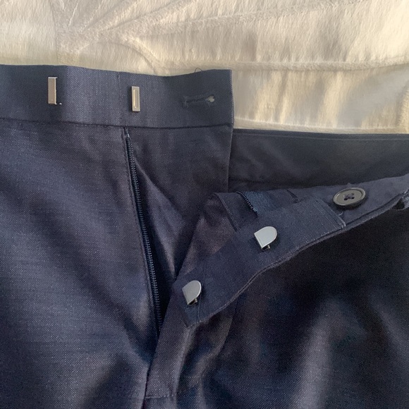 H&M Navy Skinny Fit Dress Pant - Picture 4 of 6